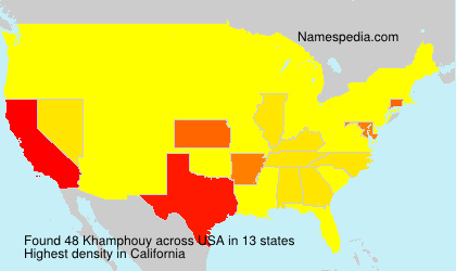 Surname Khamphouy in USA