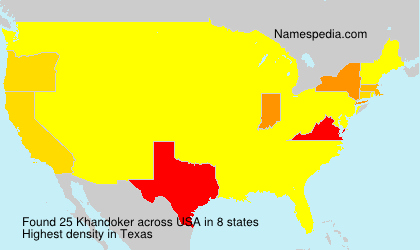 Surname Khandoker in USA