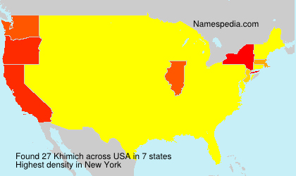 Surname Khimich in USA