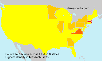 Surname Kibuuka in USA