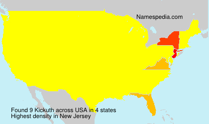 Surname Kickuth in USA