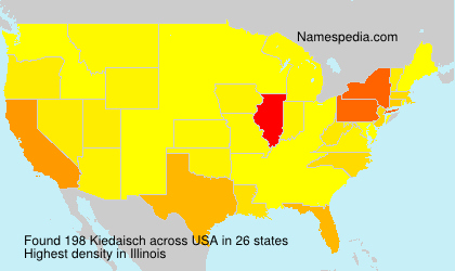 Surname Kiedaisch in USA