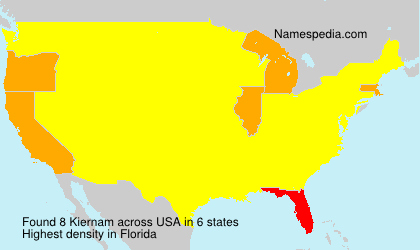 Surname Kiernam in USA