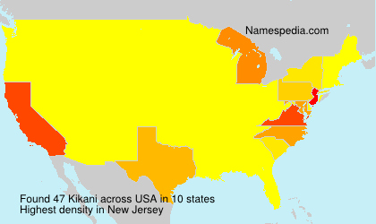 Surname Kikani in USA