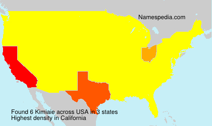 Surname Kimiaie in USA