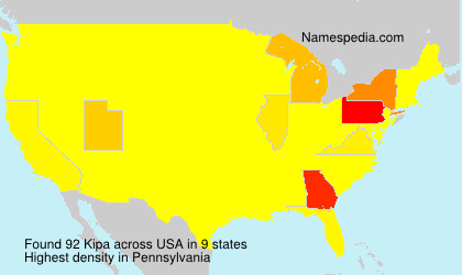Surname Kipa in USA