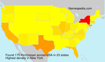 Surname Kirchmeyer in USA