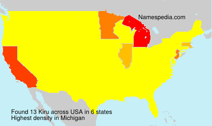Surname Kiru in USA