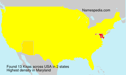 Surname Kisas in USA