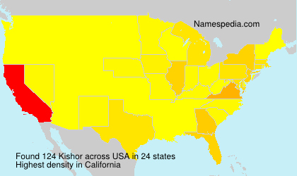 Surname Kishor in USA