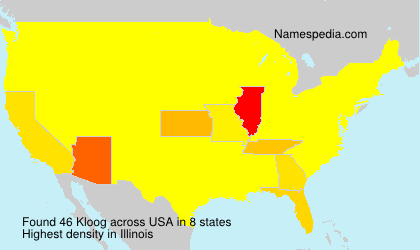 Surname Kloog in USA