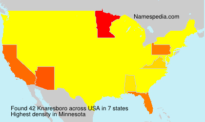 Surname Knaresboro in USA