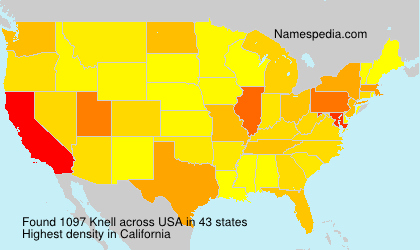 Surname Knell in USA