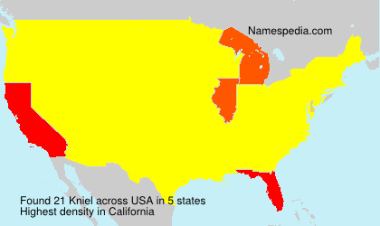 Surname Kniel in USA