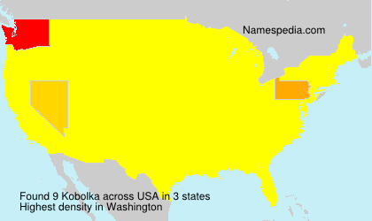 Surname Kobolka in USA