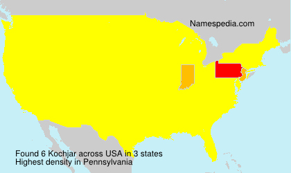 Surname Kochjar in USA