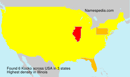 Surname Kocko in USA