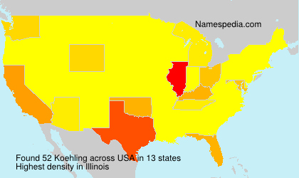 Surname Koehling in USA