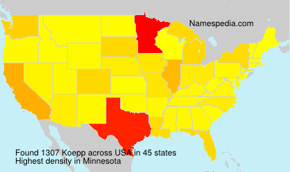 Surname Koepp in USA