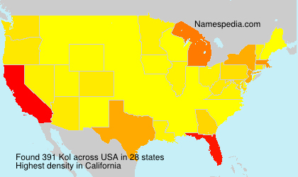 Surname Kol in USA