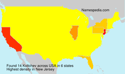 Surname Koltchev in USA