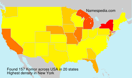 Surname Komor in USA