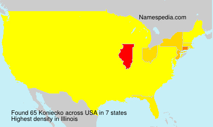 Surname Koniecko in USA