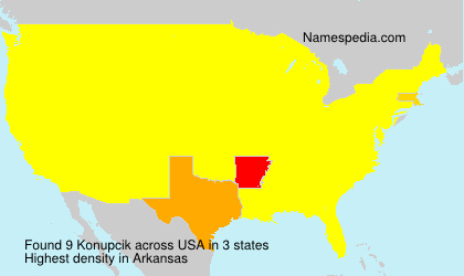 Surname Konupcik in USA