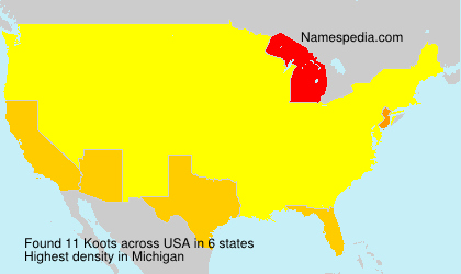 Surname Koots in USA