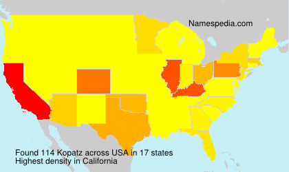 Surname Kopatz in USA