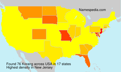 Surname Korang in USA
