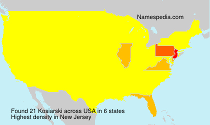Surname Kosiarski in USA