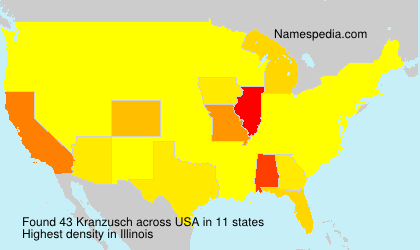 Surname Kranzusch in USA