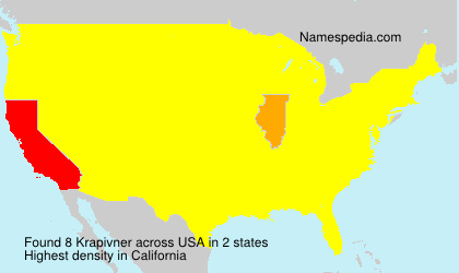 Surname Krapivner in USA