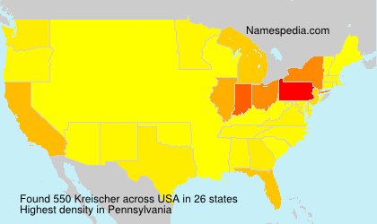 Surname Kreischer in USA