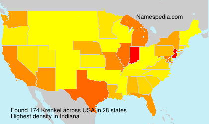 Surname Krenkel in USA