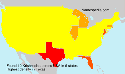 Surname Krishnadas in USA