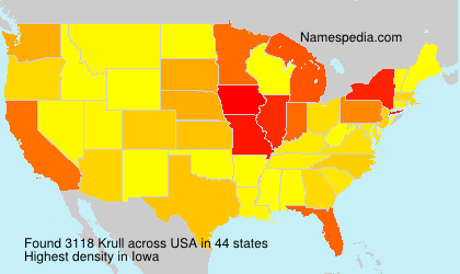 Surname Krull in USA