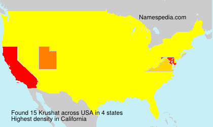 Surname Krushat in USA