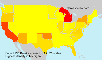 Surname Kruska in USA