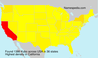 Surname Kubo in USA