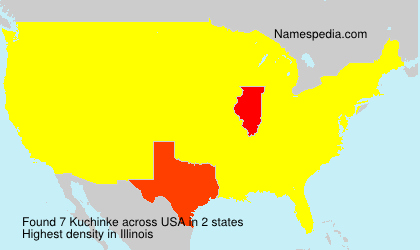 Surname Kuchinke in USA
