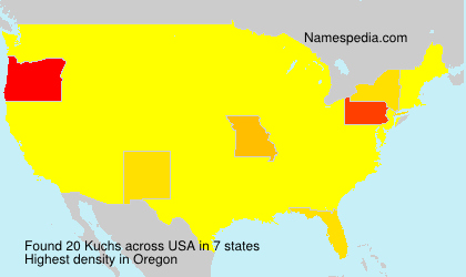 Surname Kuchs in USA