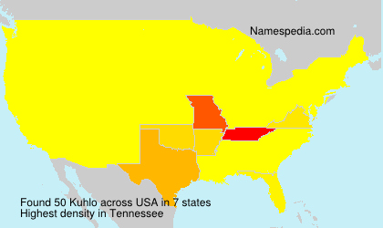 Surname Kuhlo in USA
