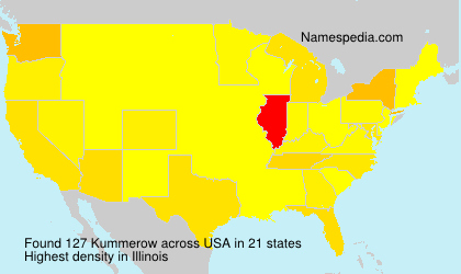 Surname Kummerow in USA