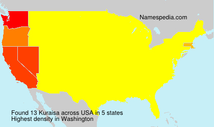 Surname Kuraisa in USA