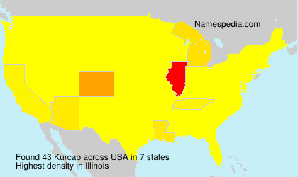 Surname Kurcab in USA