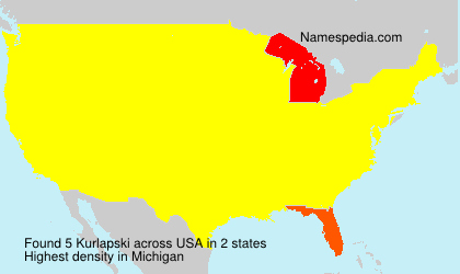 Surname Kurlapski in USA