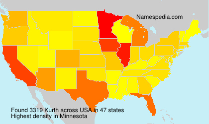 Surname Kurth in USA
