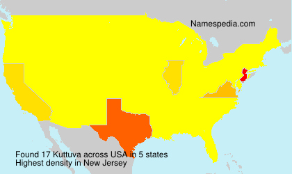 Surname Kuttuva in USA